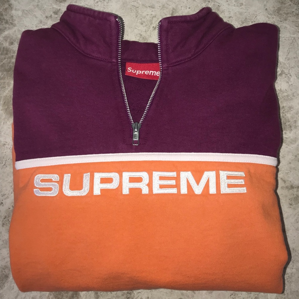 spring/summer 2017 season supreme quarter zip